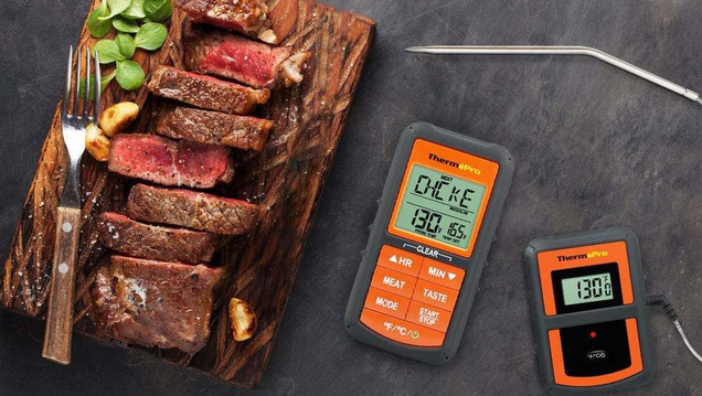 ThermoPro TP-07 Single Probe Wireless Remote Digital Cooking Thermometer | $25 | AmazonThermoPro TP-20 Dual Probe Wireless Remote Digital Cooking Thermometer | $42 | Amazon